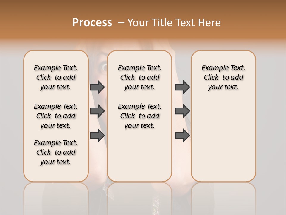Person Lovely White PowerPoint Template
