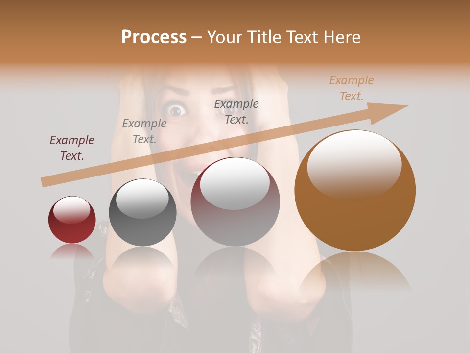 Person Lovely White PowerPoint Template