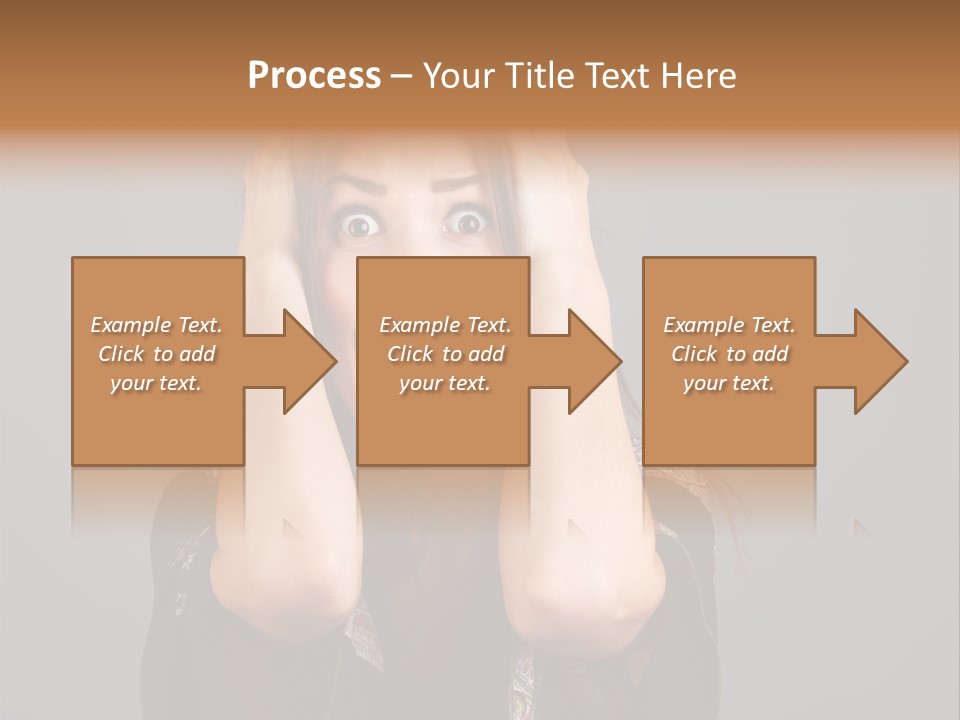 Person Lovely White PowerPoint Template