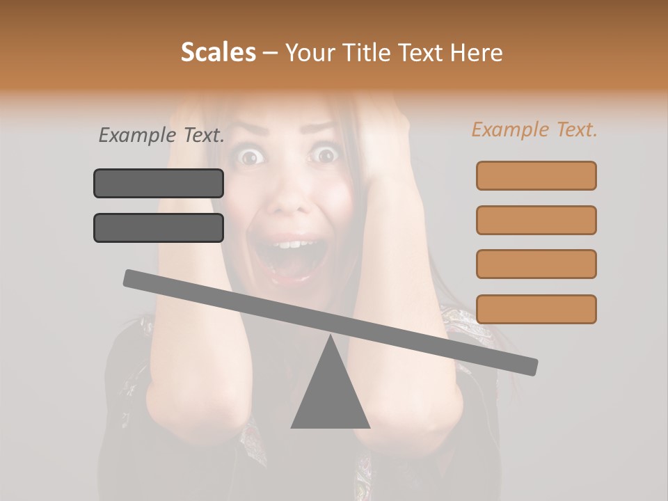 Person Lovely White PowerPoint Template