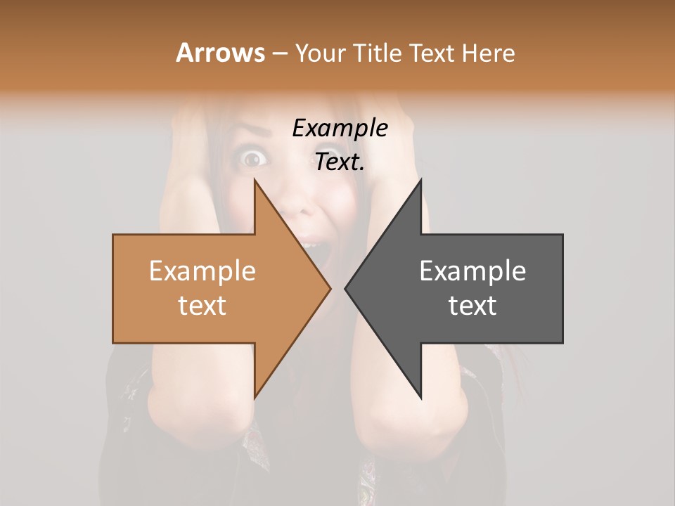 Person Lovely White PowerPoint Template