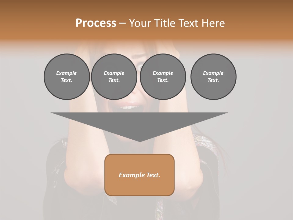 Person Lovely White PowerPoint Template