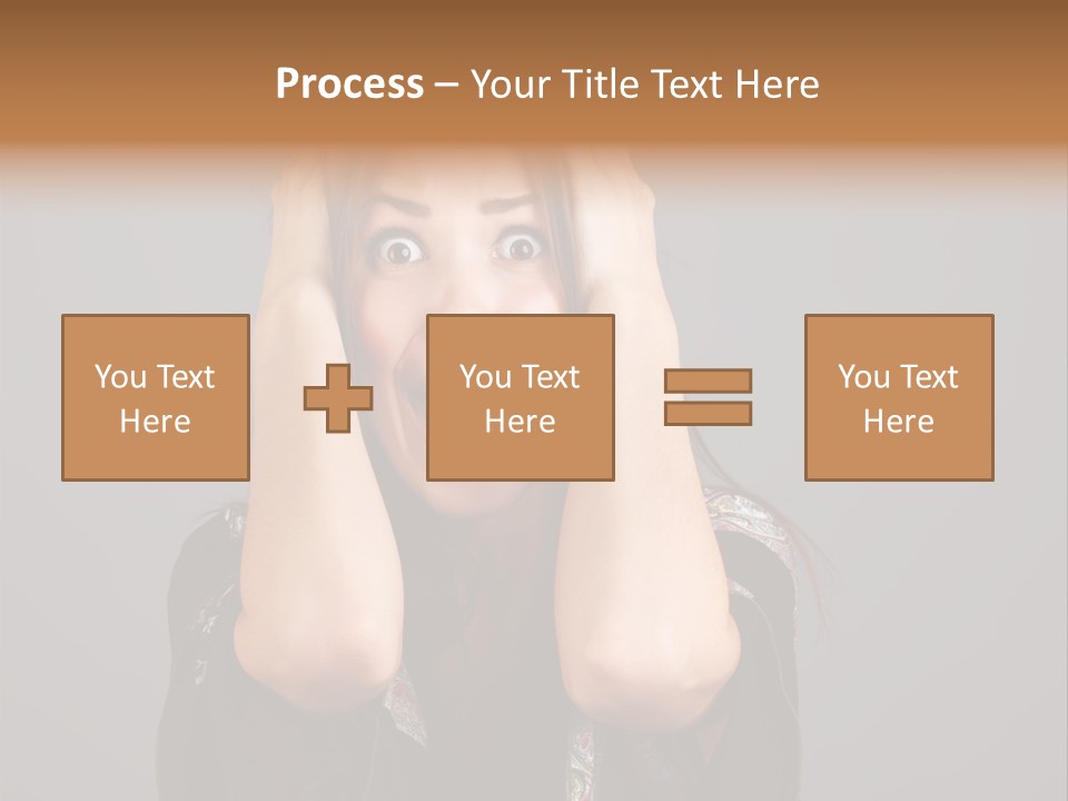 Person Lovely White PowerPoint Template