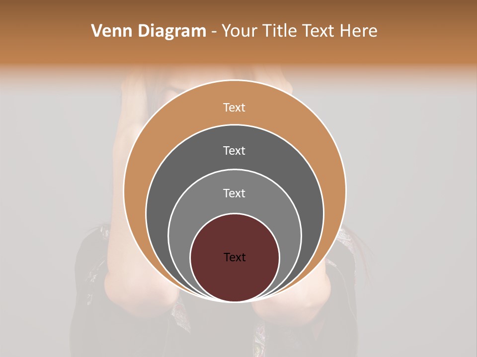 Person Lovely White PowerPoint Template