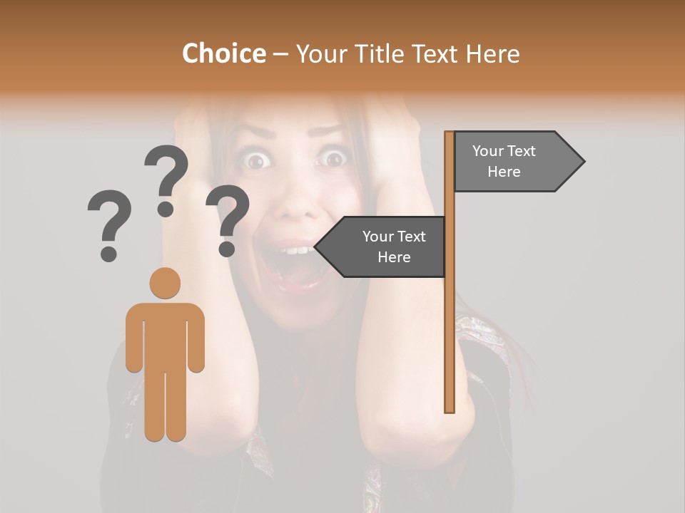 Person Lovely White PowerPoint Template