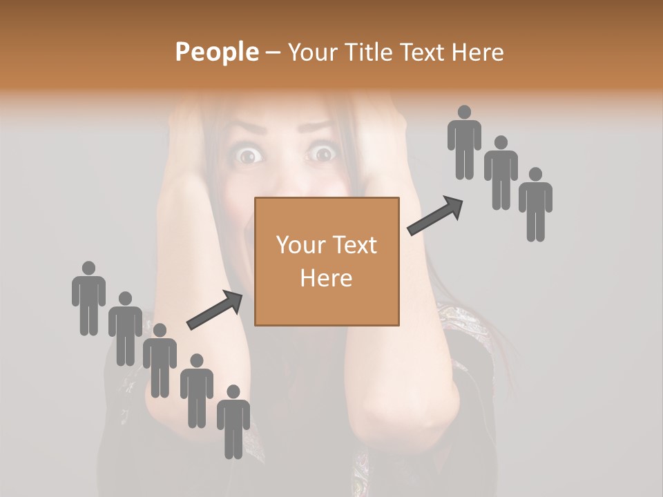 Person Lovely White PowerPoint Template