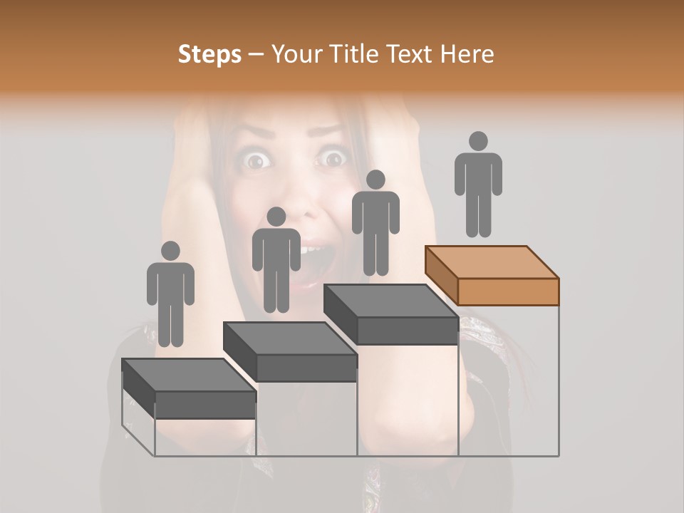 Person Lovely White PowerPoint Template