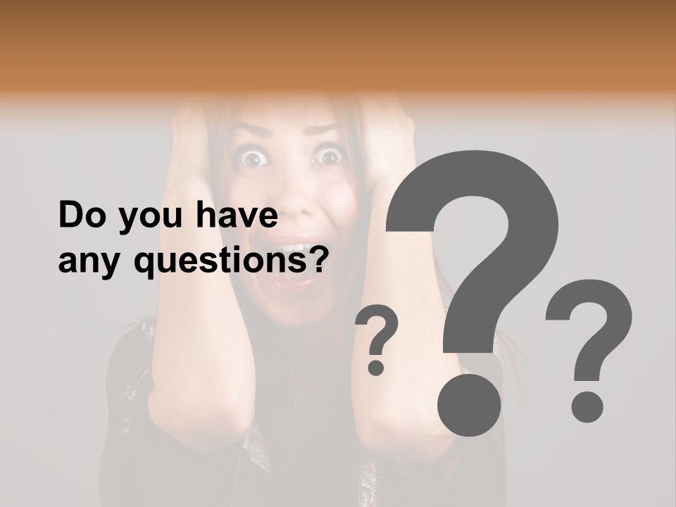 Person Lovely White PowerPoint Template