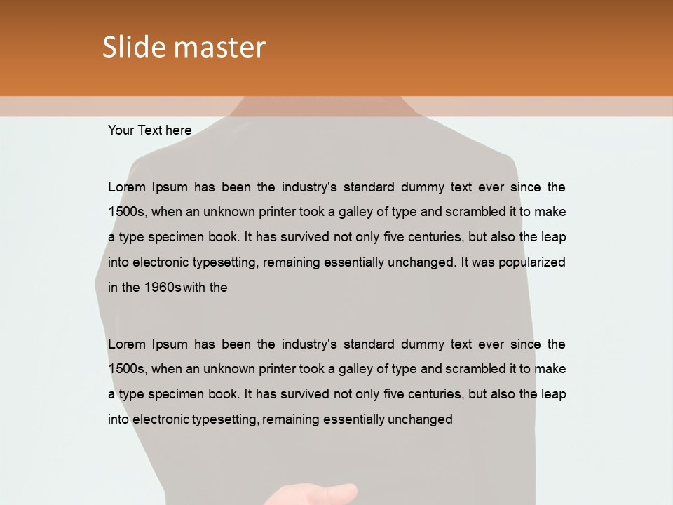 Healthy Thin Girl PowerPoint Template