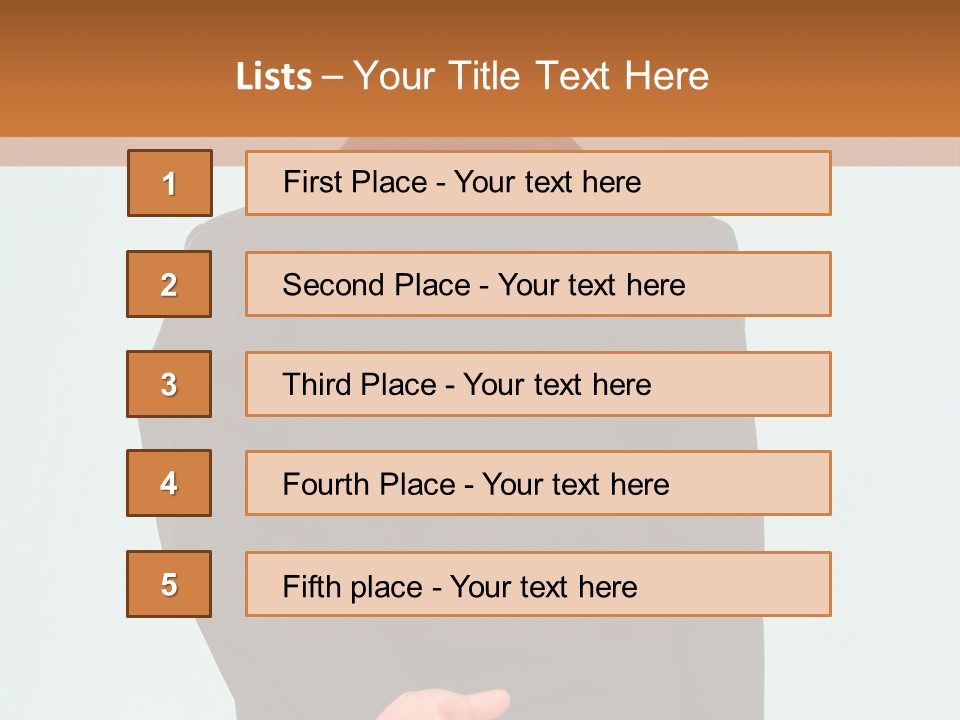 Healthy Thin Girl PowerPoint Template
