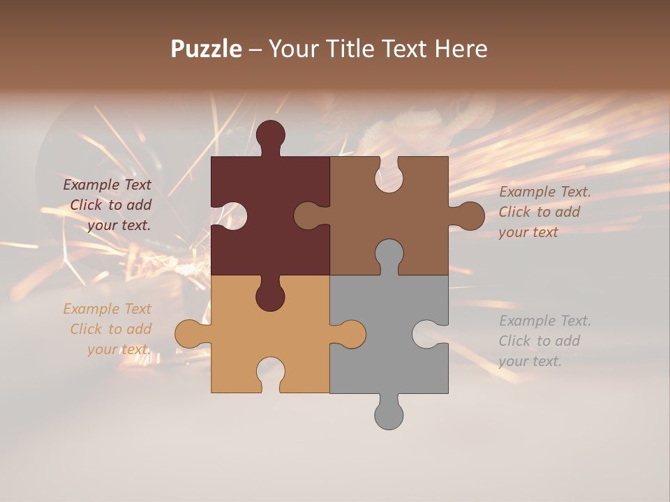 Losing Girl Food PowerPoint Template