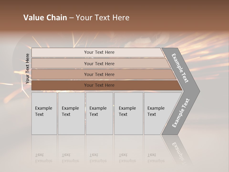 Losing Girl Food PowerPoint Template