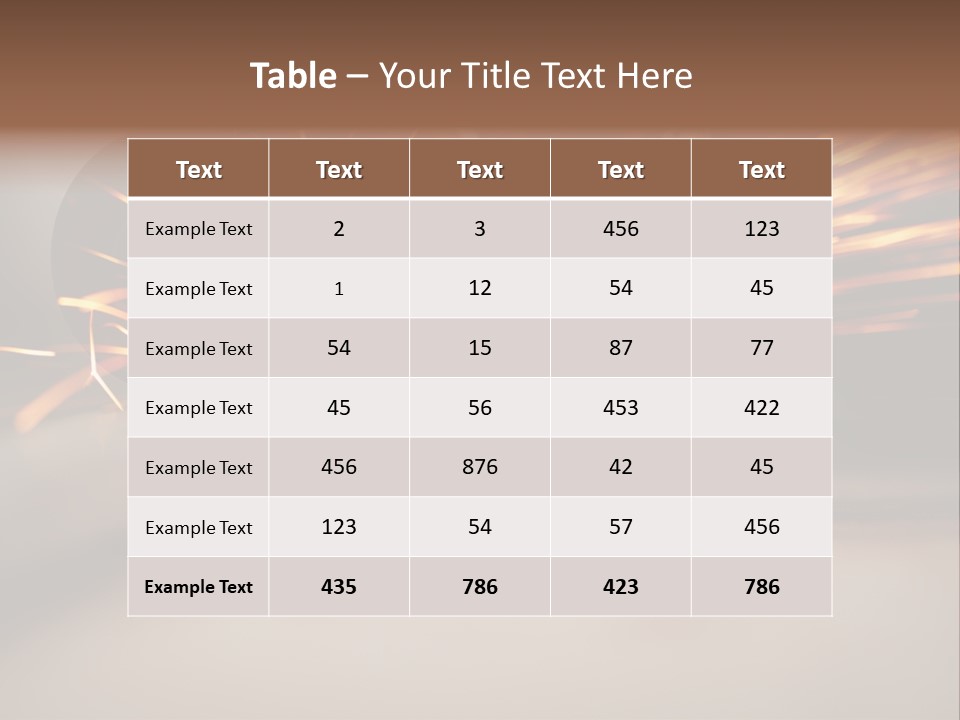Losing Girl Food PowerPoint Template