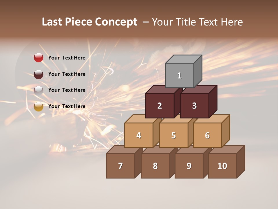 Losing Girl Food PowerPoint Template