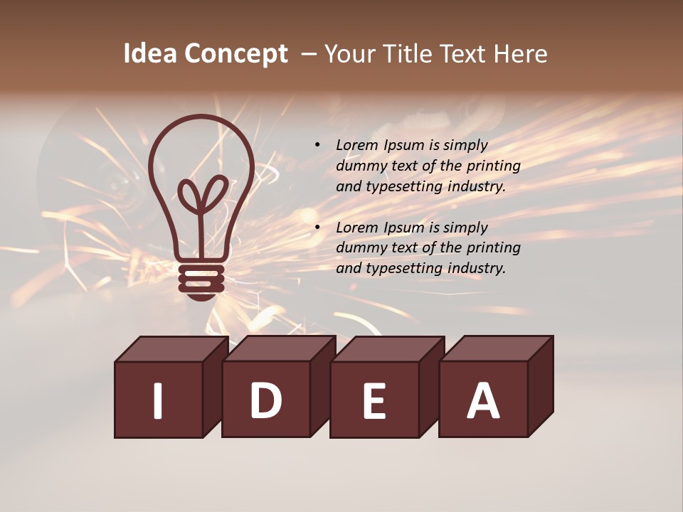 Losing Girl Food PowerPoint Template