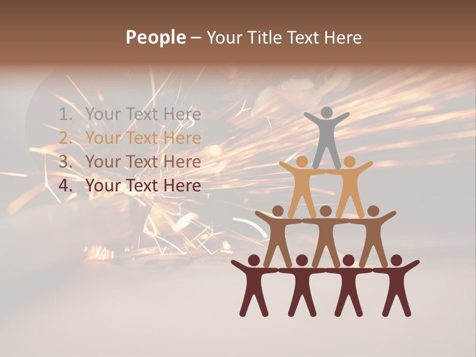 Losing Girl Food PowerPoint Template