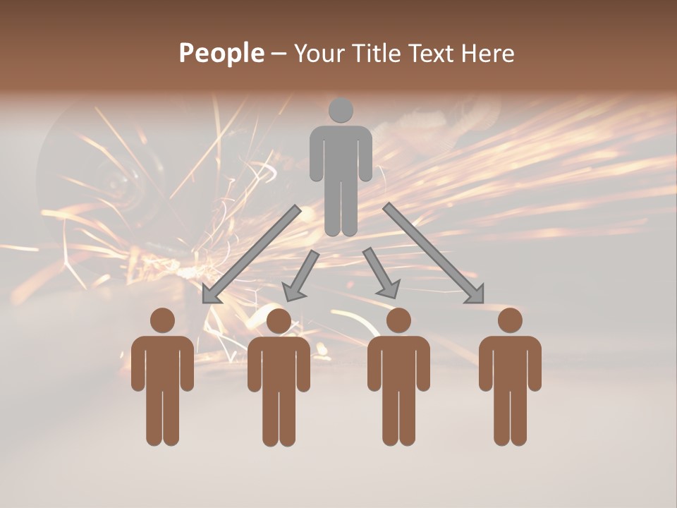 Losing Girl Food PowerPoint Template