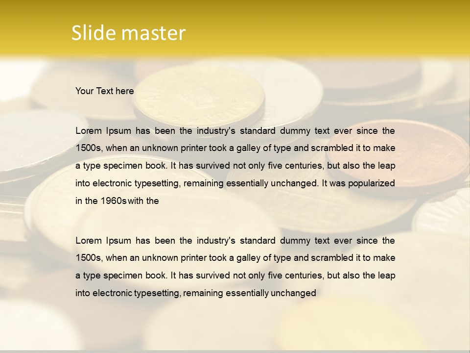 Hungry White Snack PowerPoint Template