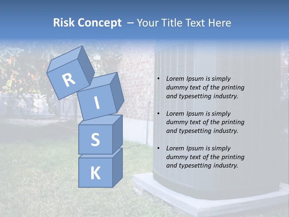 Thin Fear Lose PowerPoint Template