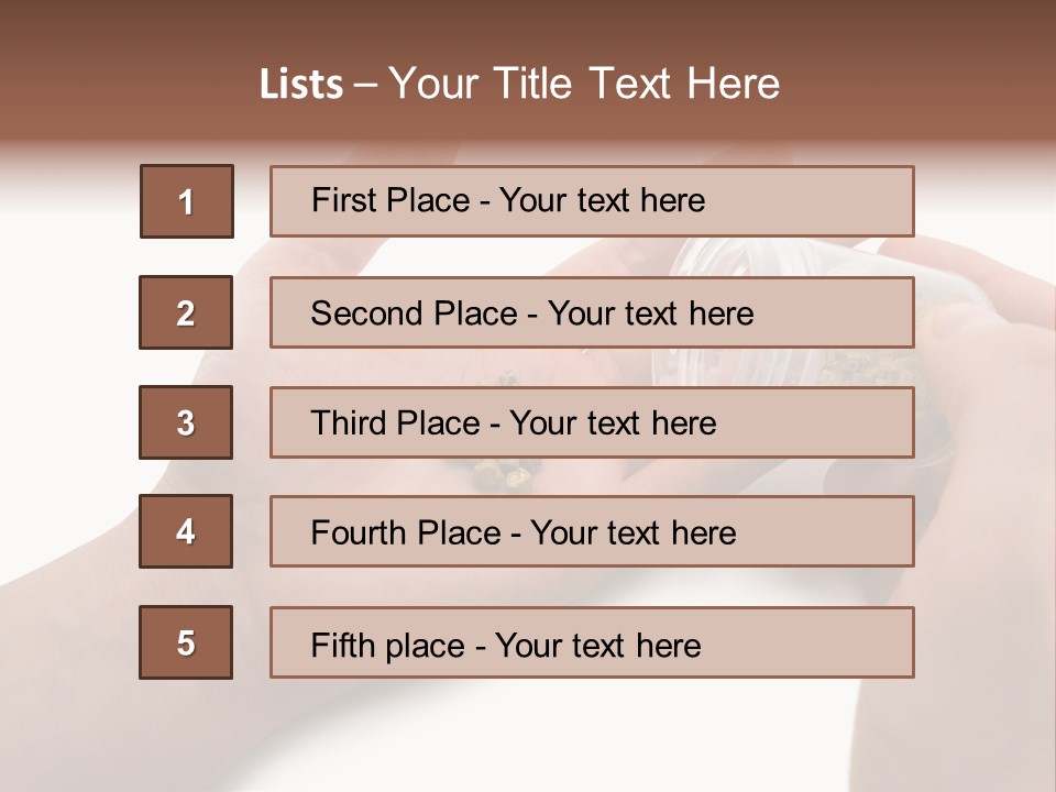 Nutrition Sweet Scared PowerPoint Template