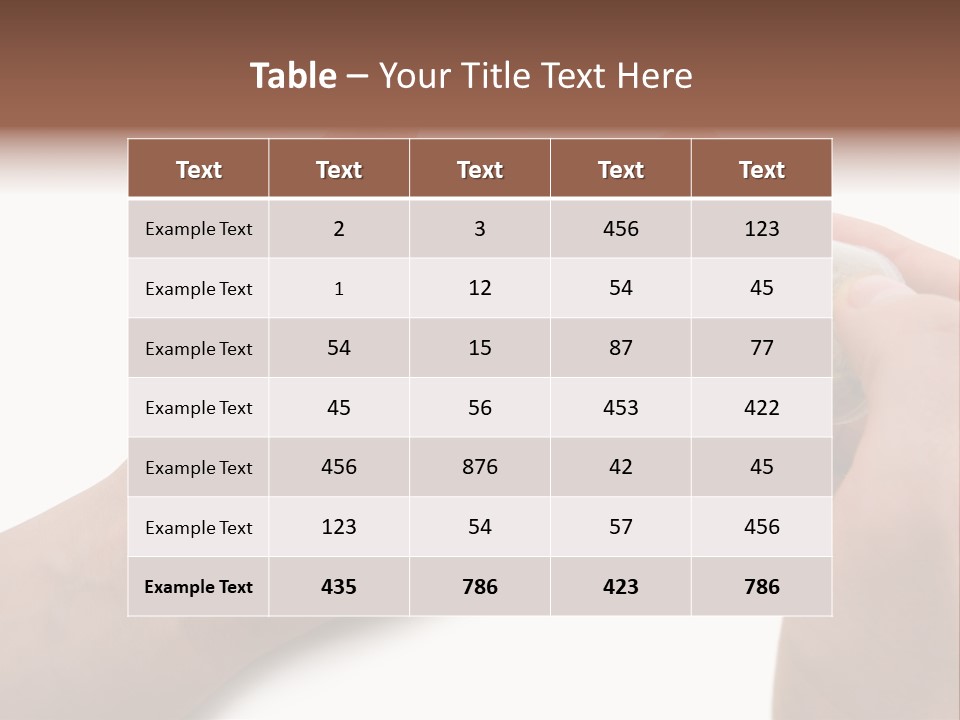 Nutrition Sweet Scared PowerPoint Template