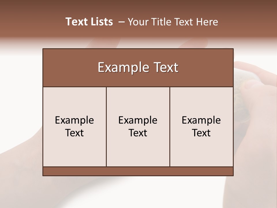 Nutrition Sweet Scared PowerPoint Template
