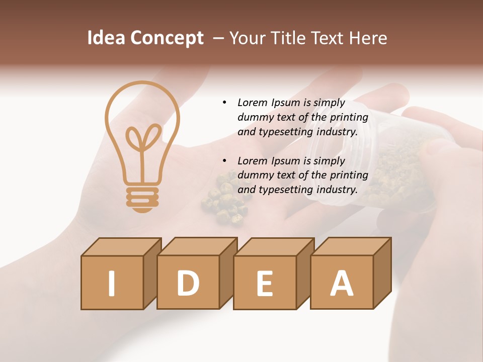 Nutrition Sweet Scared PowerPoint Template