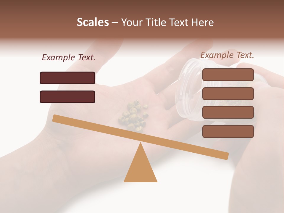 Nutrition Sweet Scared PowerPoint Template