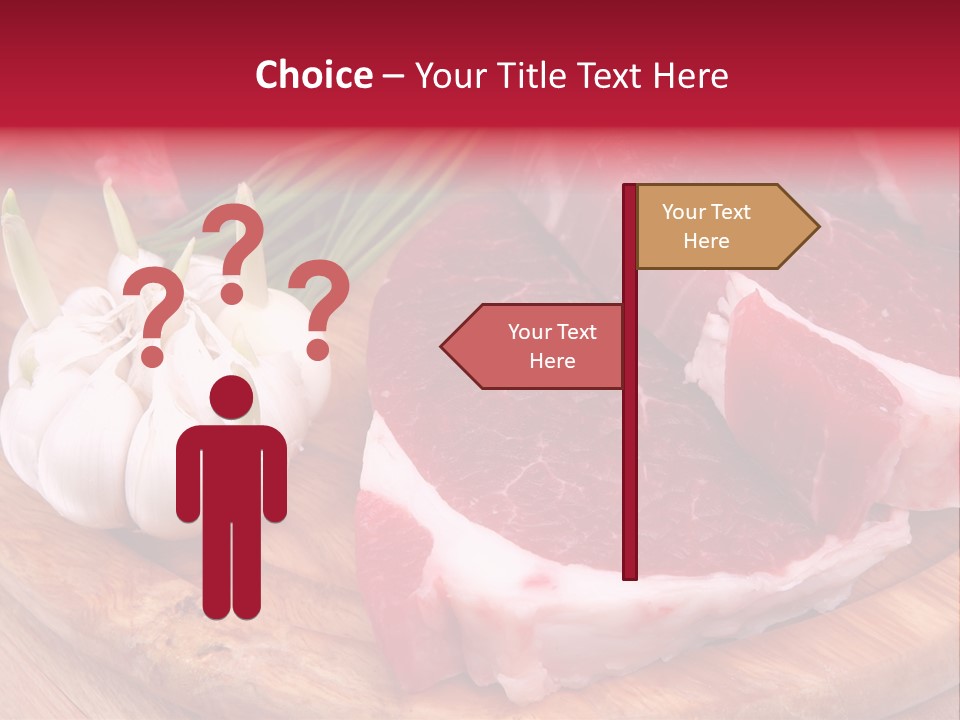 Diet Anxiety Chocolate PowerPoint Template