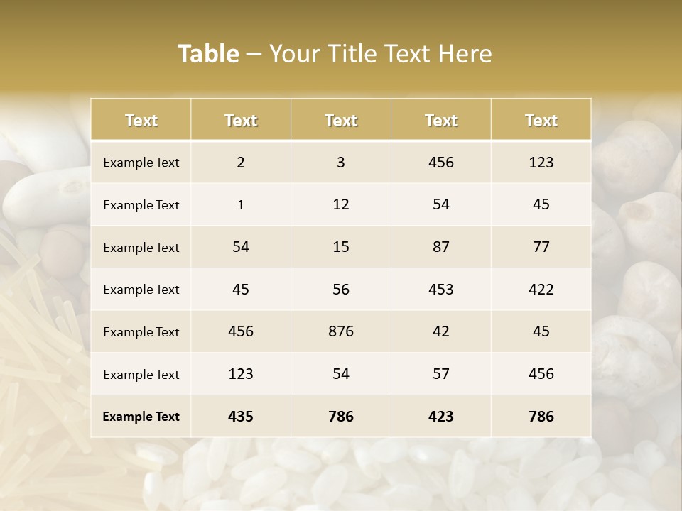 Food Habit Diet PowerPoint Template