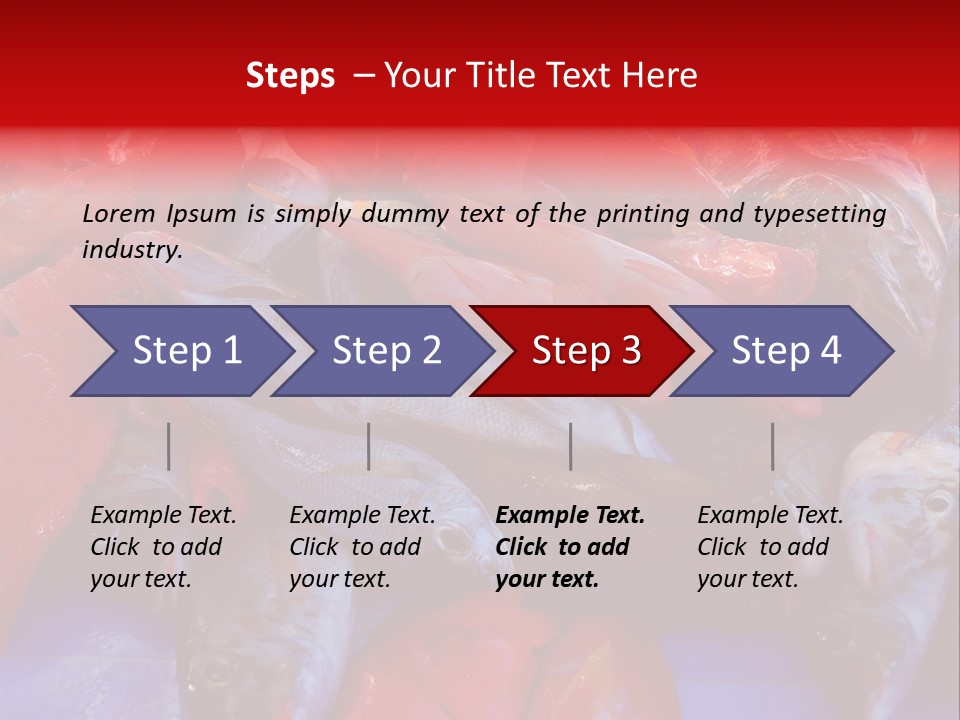 Isolated Anxiety Starvation PowerPoint Template