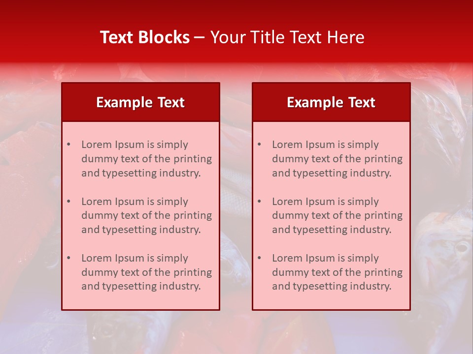 Isolated Anxiety Starvation PowerPoint Template
