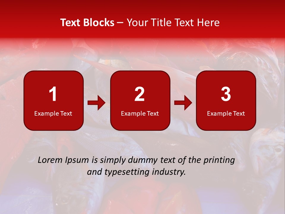 Isolated Anxiety Starvation PowerPoint Template