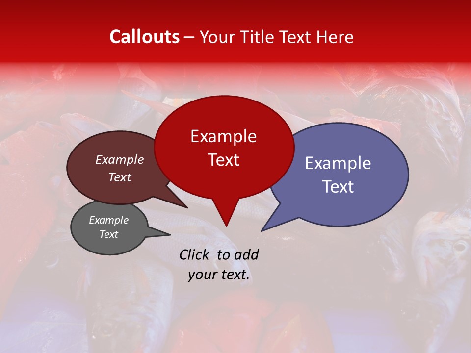 Isolated Anxiety Starvation PowerPoint Template