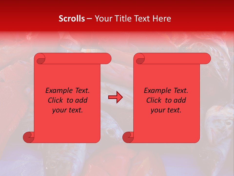Isolated Anxiety Starvation PowerPoint Template