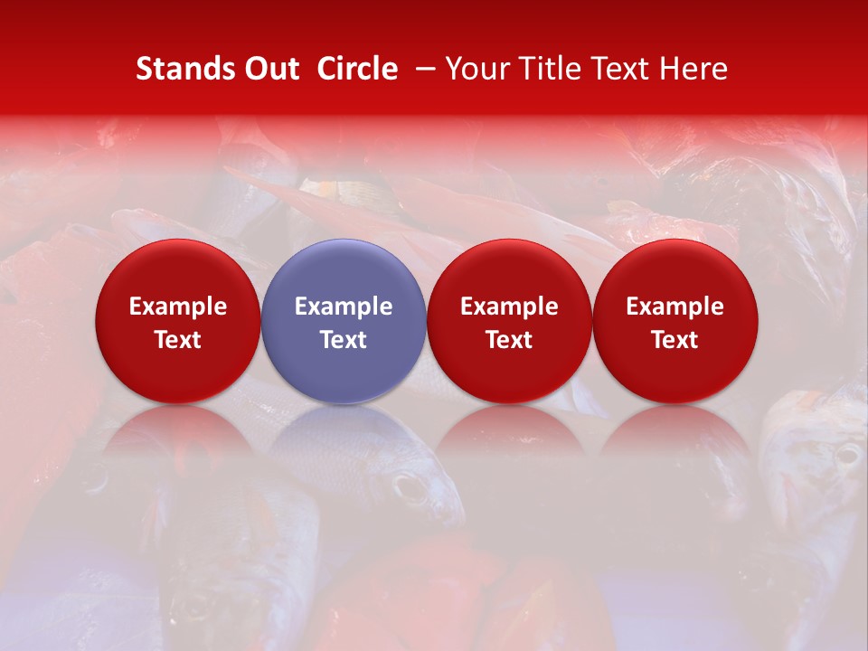 Isolated Anxiety Starvation PowerPoint Template