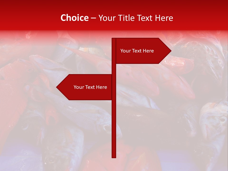 Isolated Anxiety Starvation PowerPoint Template