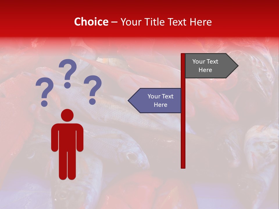 Isolated Anxiety Starvation PowerPoint Template