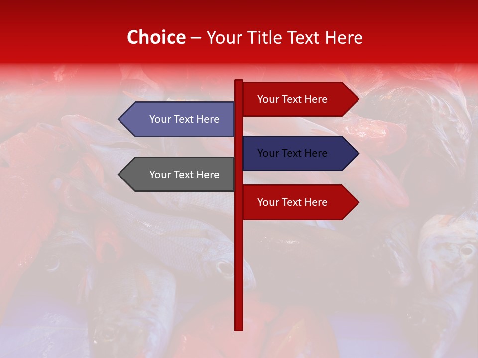 Isolated Anxiety Starvation PowerPoint Template