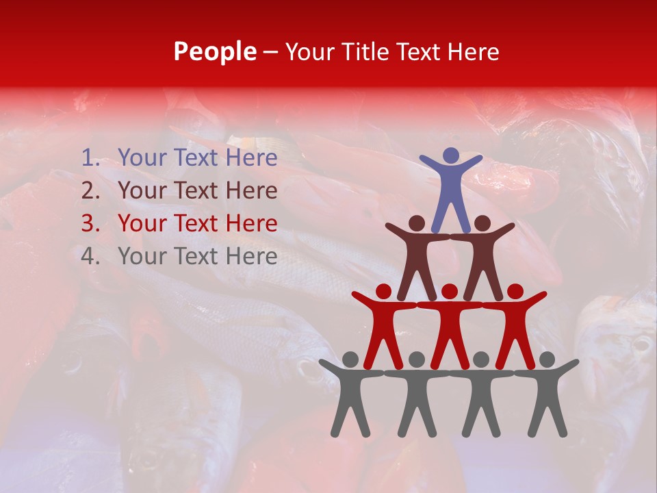 Isolated Anxiety Starvation PowerPoint Template