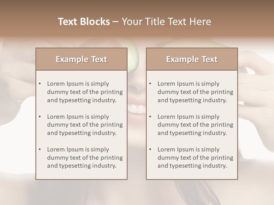 Habit Obesity Calorie PowerPoint Template