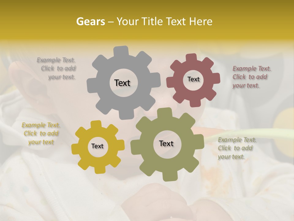 Sweet Potatoe Chips Donut PowerPoint Template