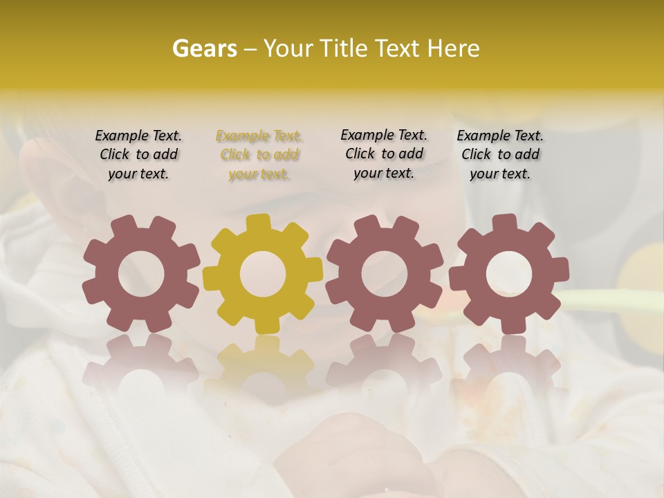 Sweet Potatoe Chips Donut PowerPoint Template