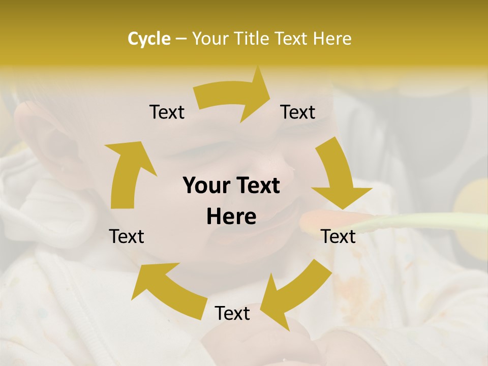 Sweet Potatoe Chips Donut PowerPoint Template