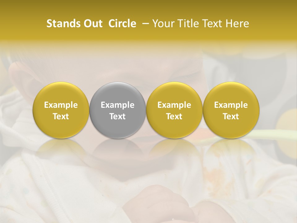 Sweet Potatoe Chips Donut PowerPoint Template