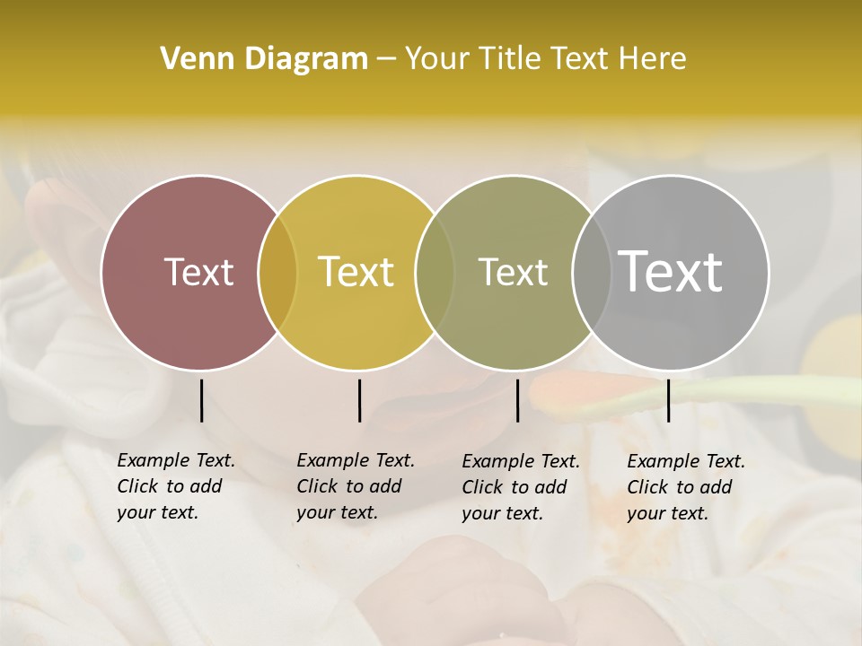 Sweet Potatoe Chips Donut PowerPoint Template