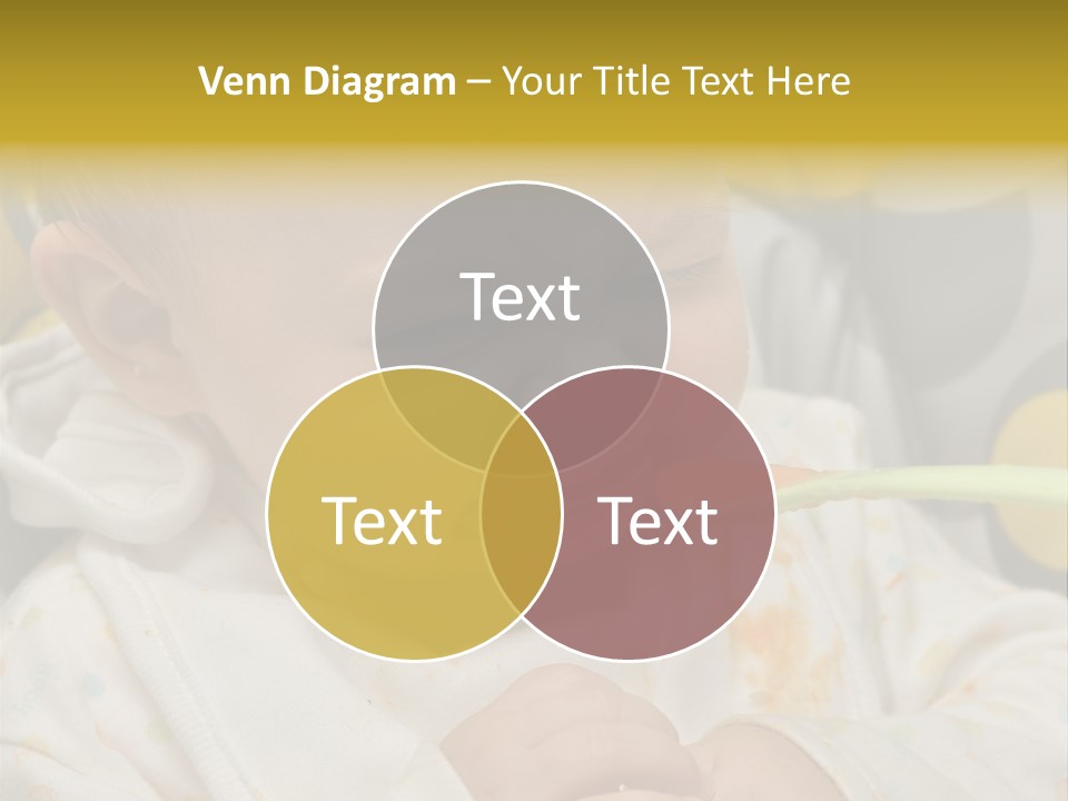 Sweet Potatoe Chips Donut PowerPoint Template