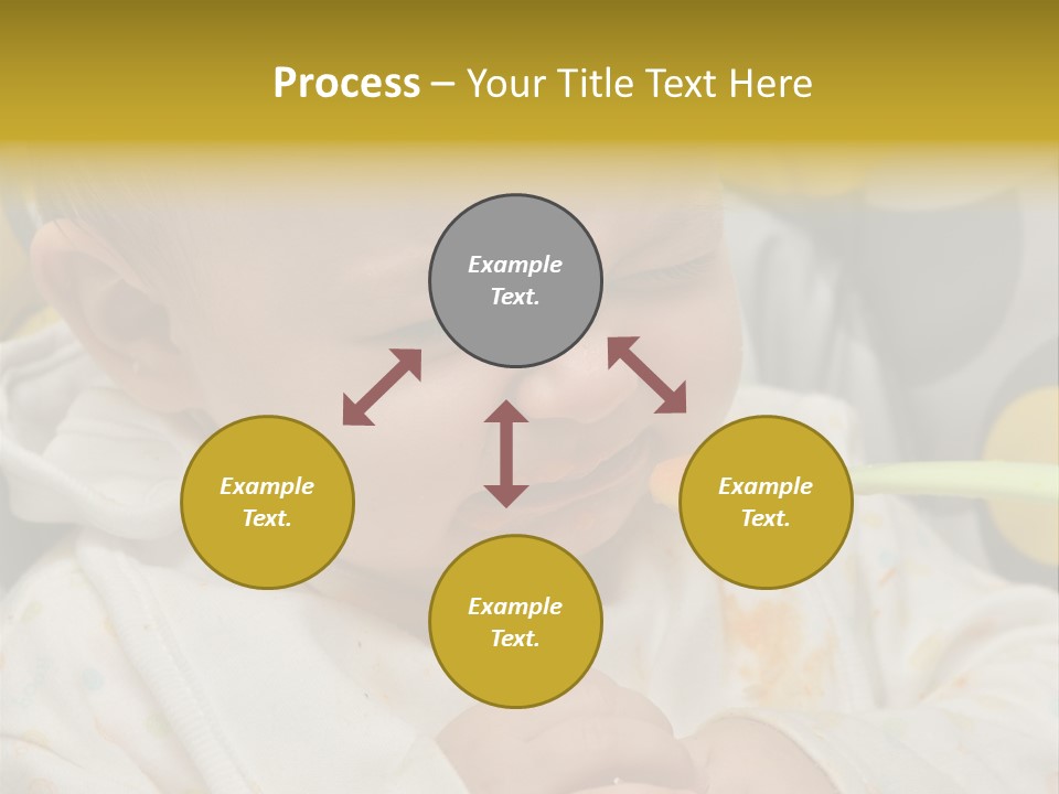 Sweet Potatoe Chips Donut PowerPoint Template