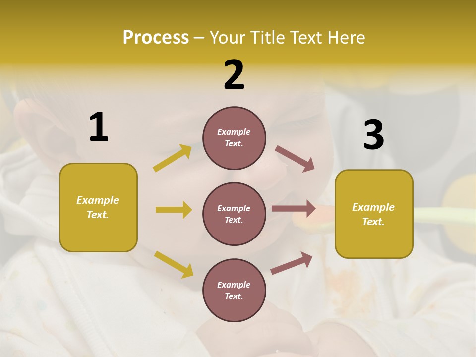 Sweet Potatoe Chips Donut PowerPoint Template
