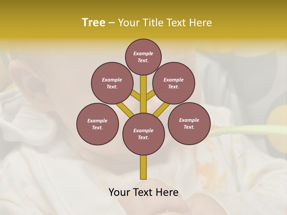 Sweet Potatoe Chips Donut PowerPoint Template